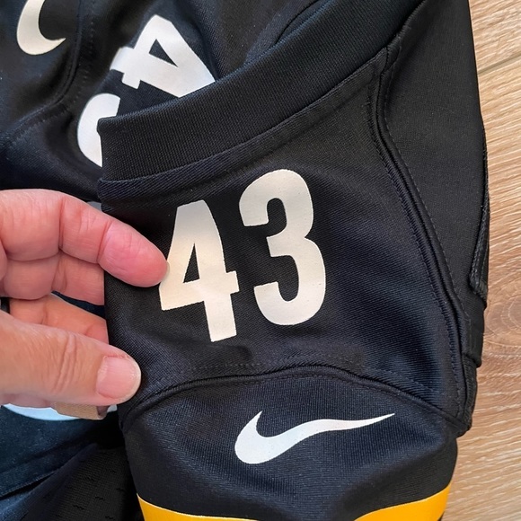 Pittsburgh STEELERS JERSEY POLAMALU RETIRED CONTOURED WOMENS CUT - Picture 8 of 16